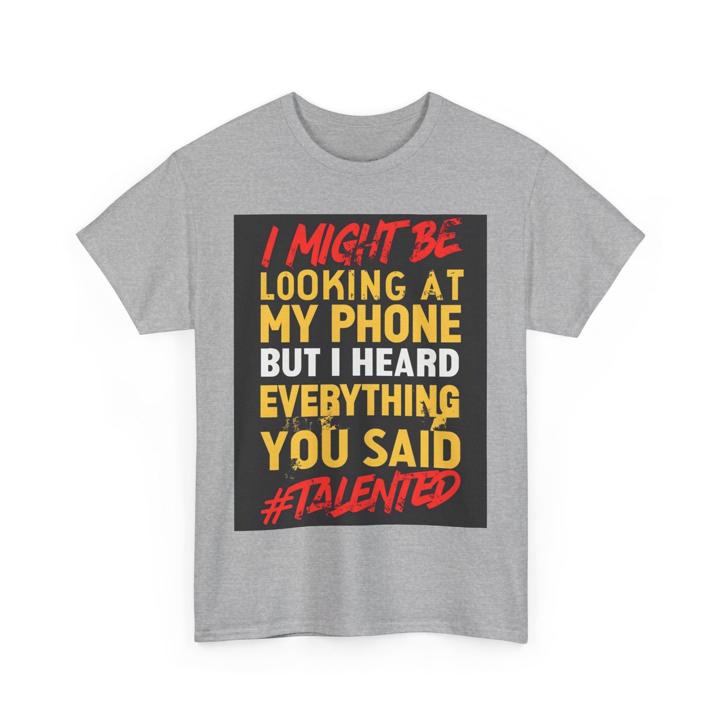 I’m listening ! Unisex Heavy Cotton Tee