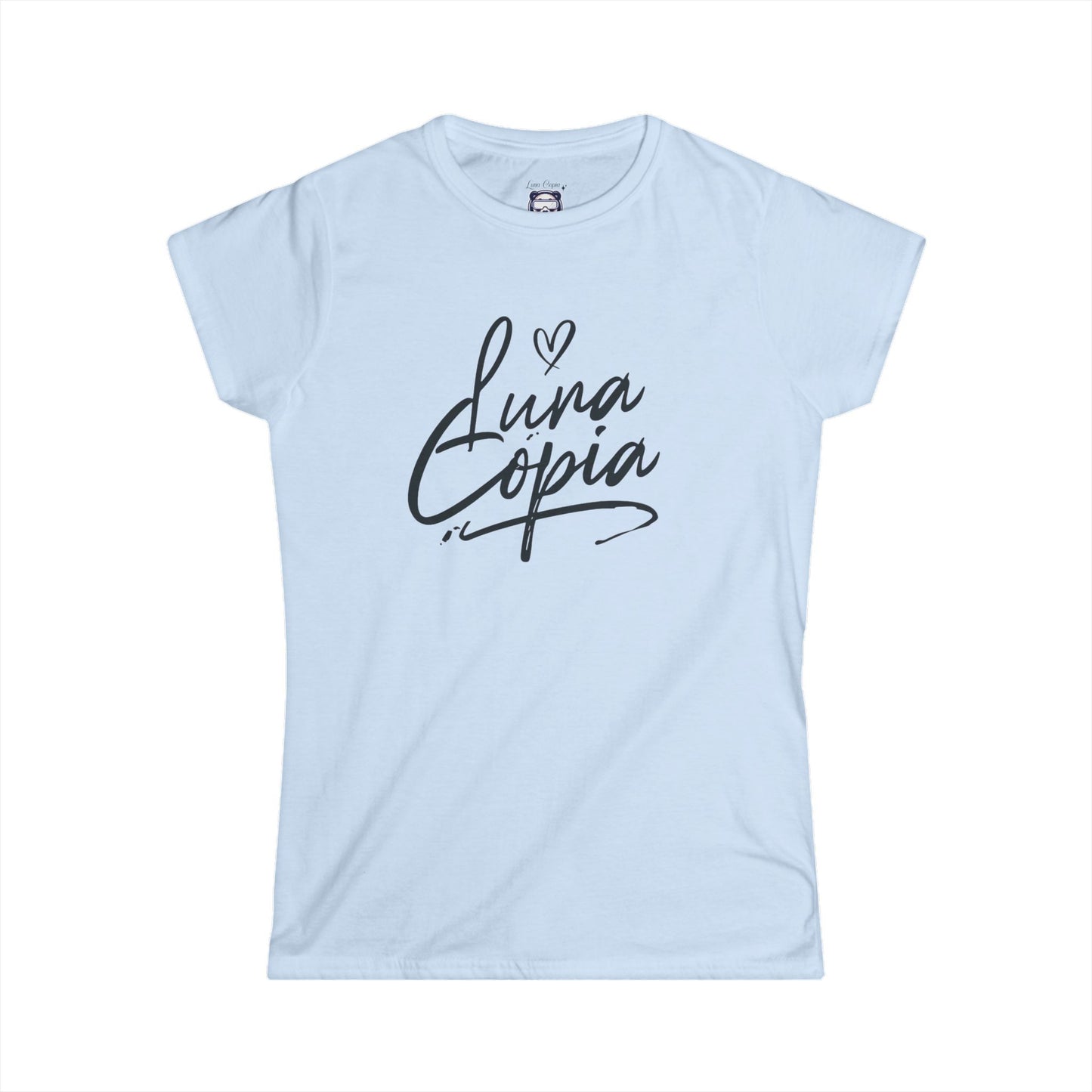 Luna Copia Women's Softstyle Tee - Chic & Playful Graphic T-Shirt