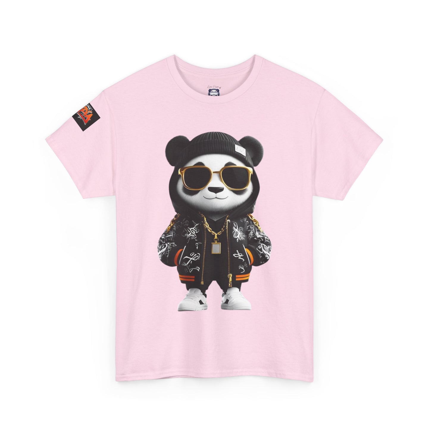 Luna Copia Panda Tee, Hustle Hard Motivation T-Shirt, Unisex Cotton Shirt, Lunar Bear Illustration, Graphic Panda Top