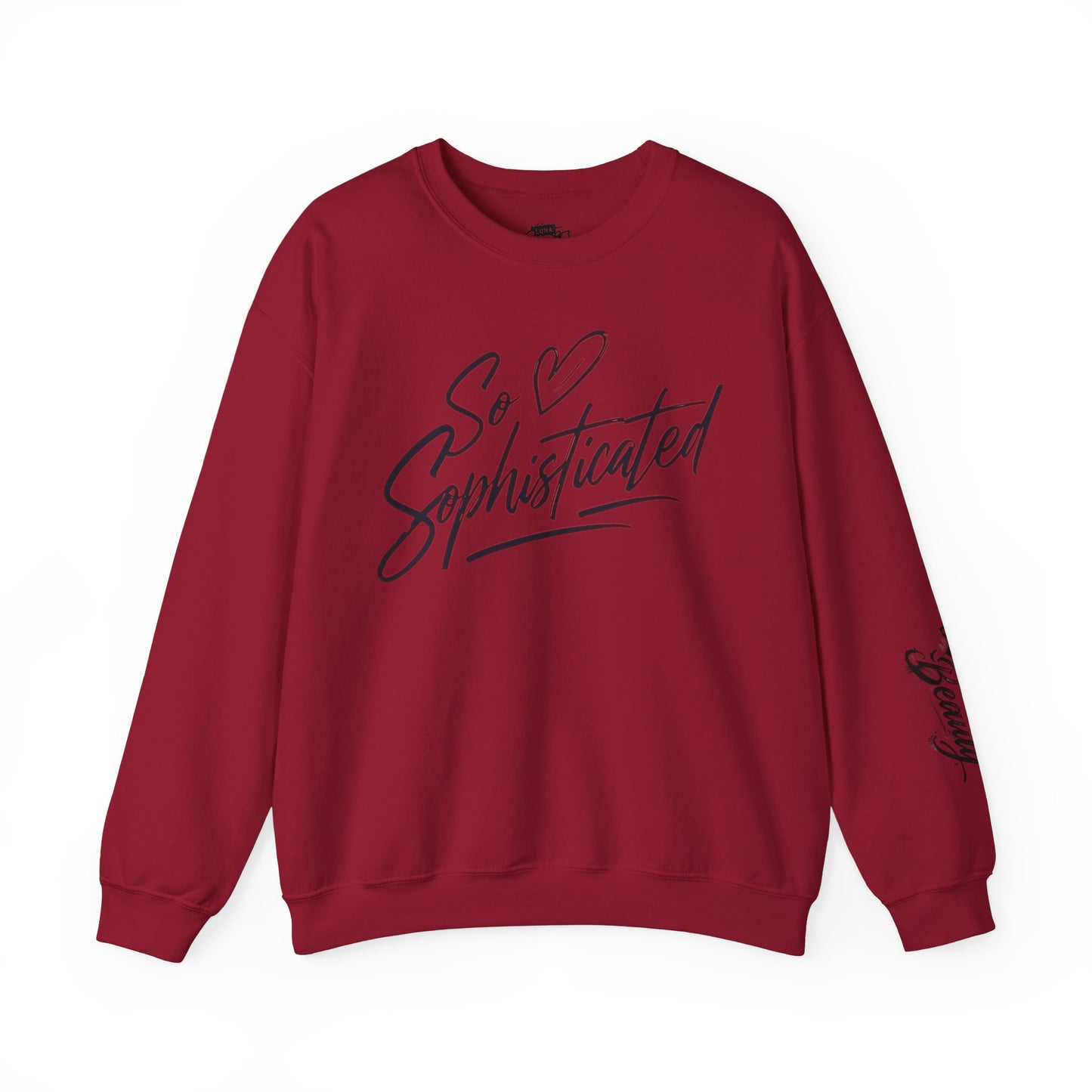 Sophisticated Love Crewneck Sweatshirt, Cozy Sweatshirt, Gift for Her, Fashionable Pullover, Unique Casual Wear