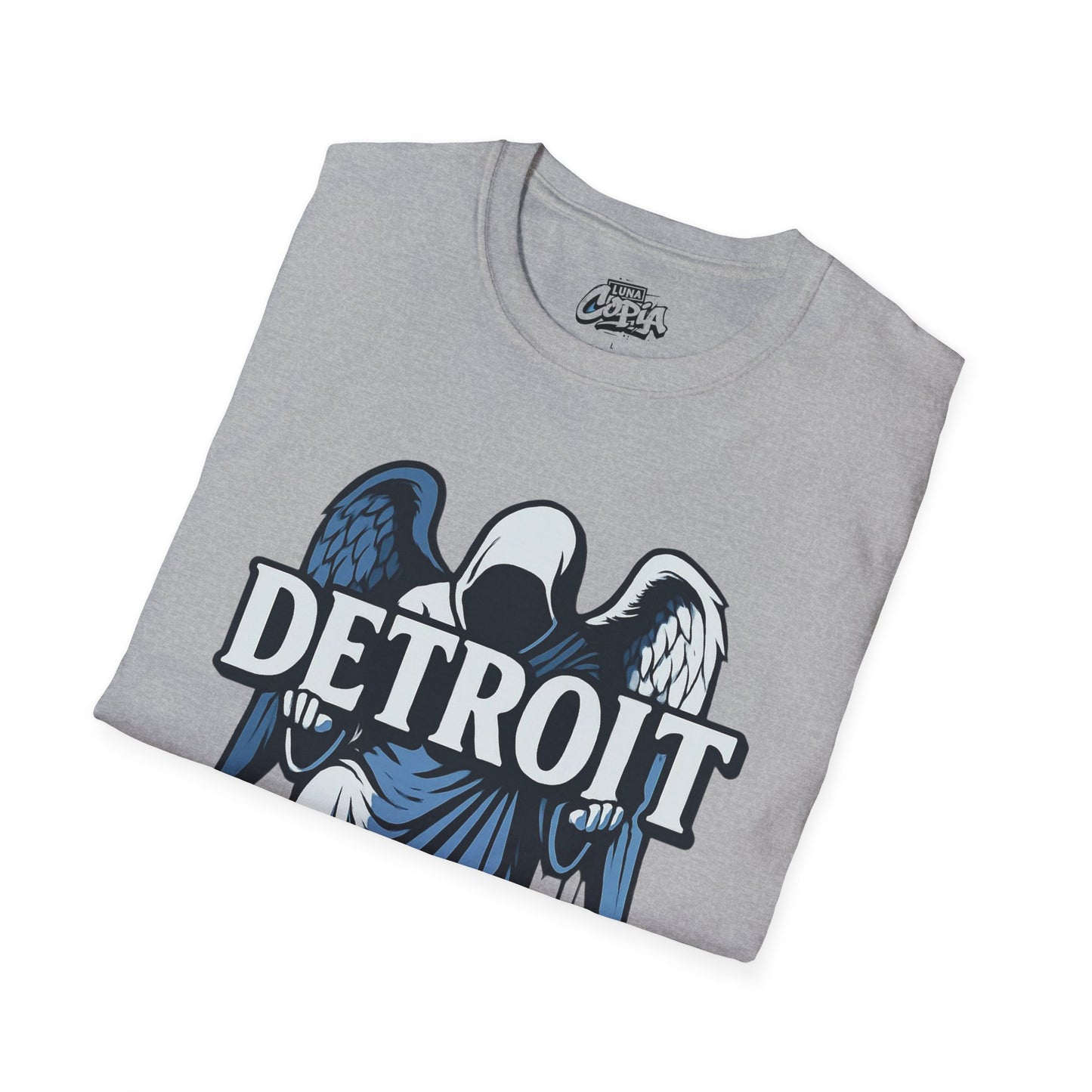 Detroit 313 Angel Unisex Softstyle Graphic Tee