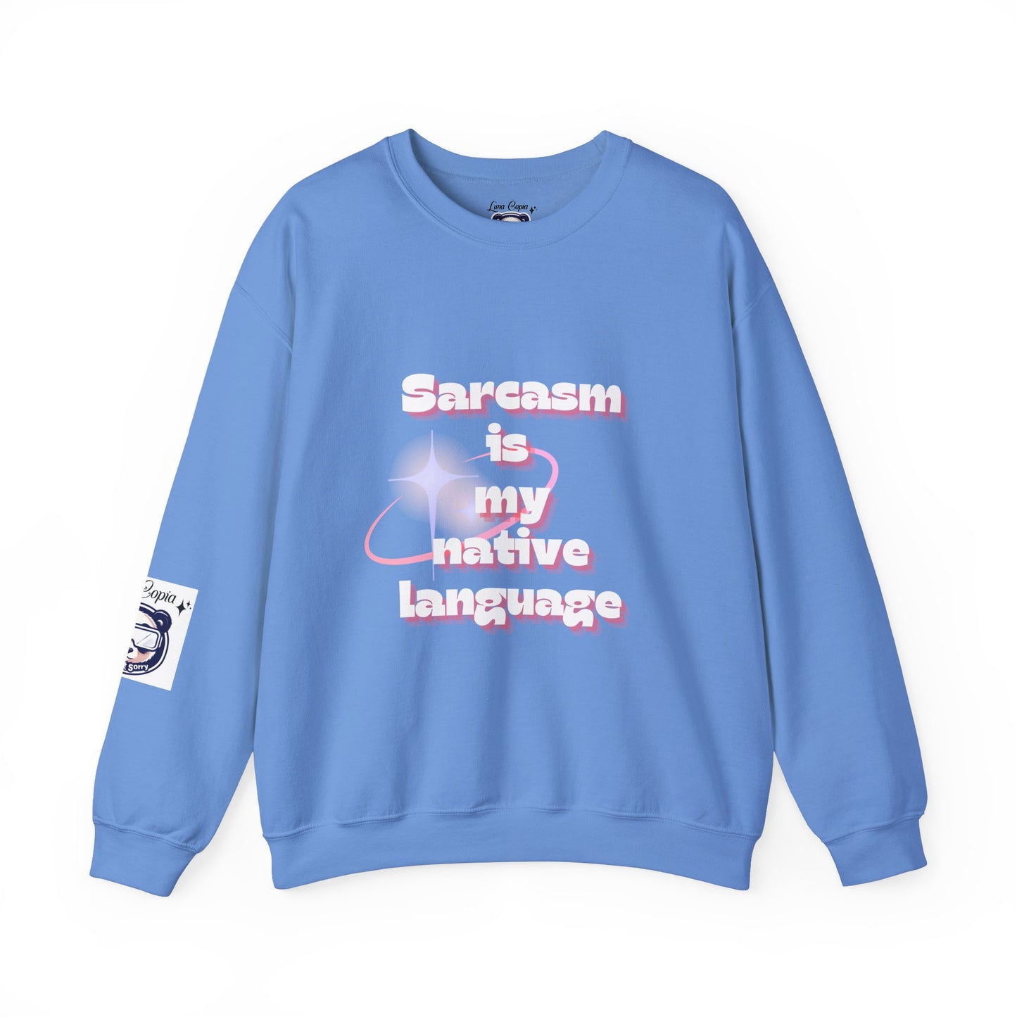 Sarcasm Is My Native Language Unisex Heavy Blend™ Crewneck Sweatshirt