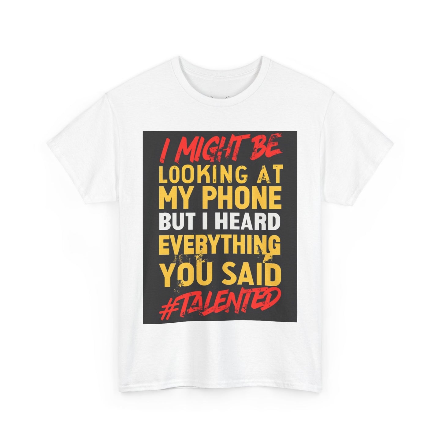 I’m listening ! Unisex Heavy Cotton Tee