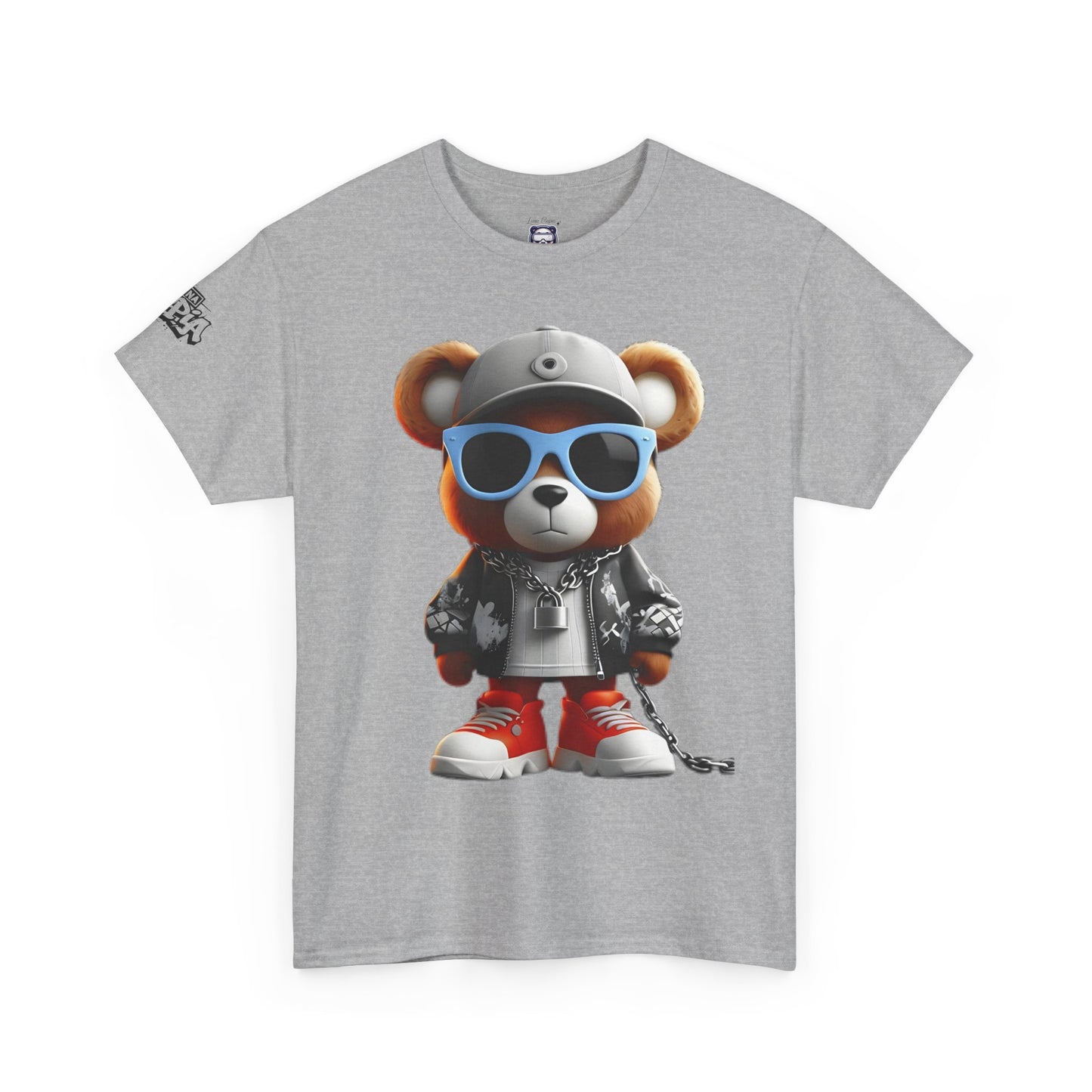 Prosper Bear Graphic Unisex Heavy Cotton Tee - Statement Streetwear