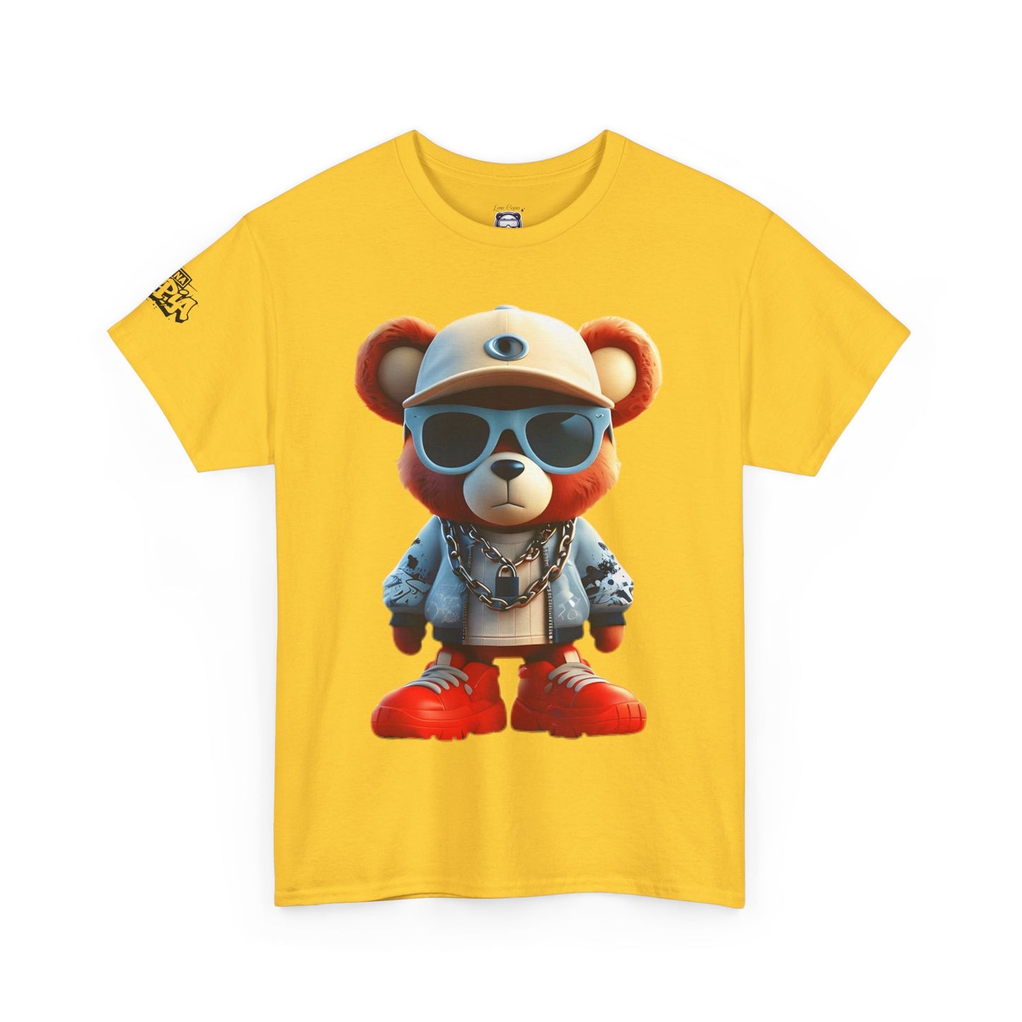 Cool Bear Graphic Unisex Heavy Cotton Tee - Casual Streetwear Shirt