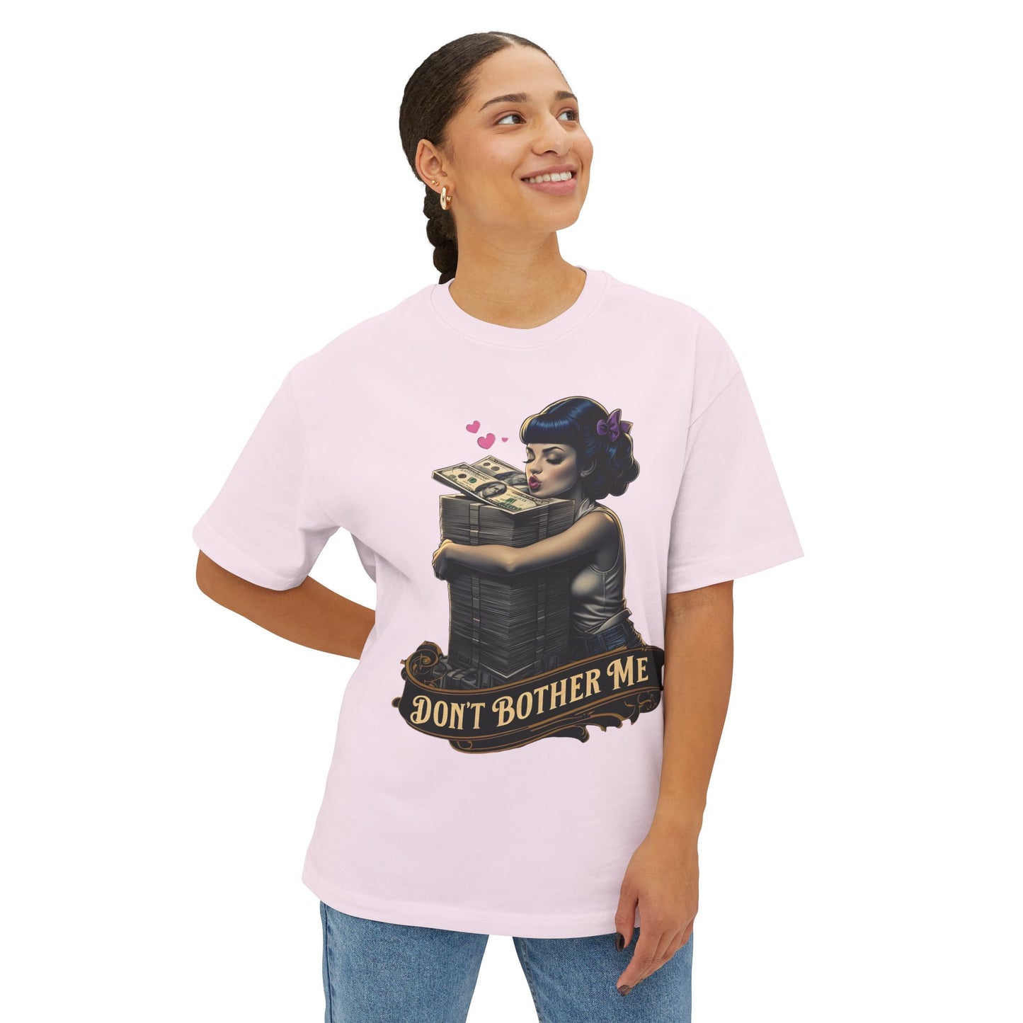 Don't Bother Me Graphic Tee - Luxurious Beauty Unisex Oversized Boxy Shirt