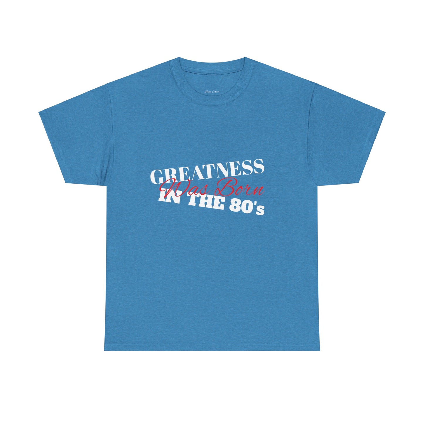 1980s Greatness Unisex Tee, Retro Graphic T-Shirt, Vintage Inspired Shirt, Birthday Gift, Classic Cotton Top