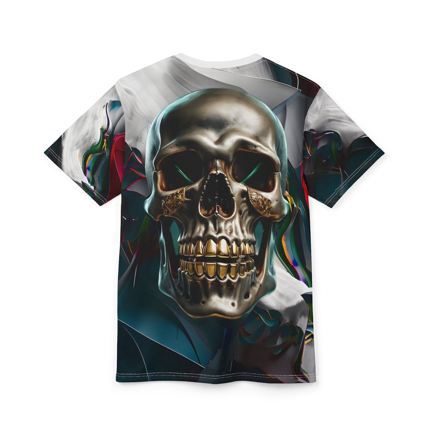 Til Death Unisex Cut & Sew Tee - Abstract Design for Casual Wear