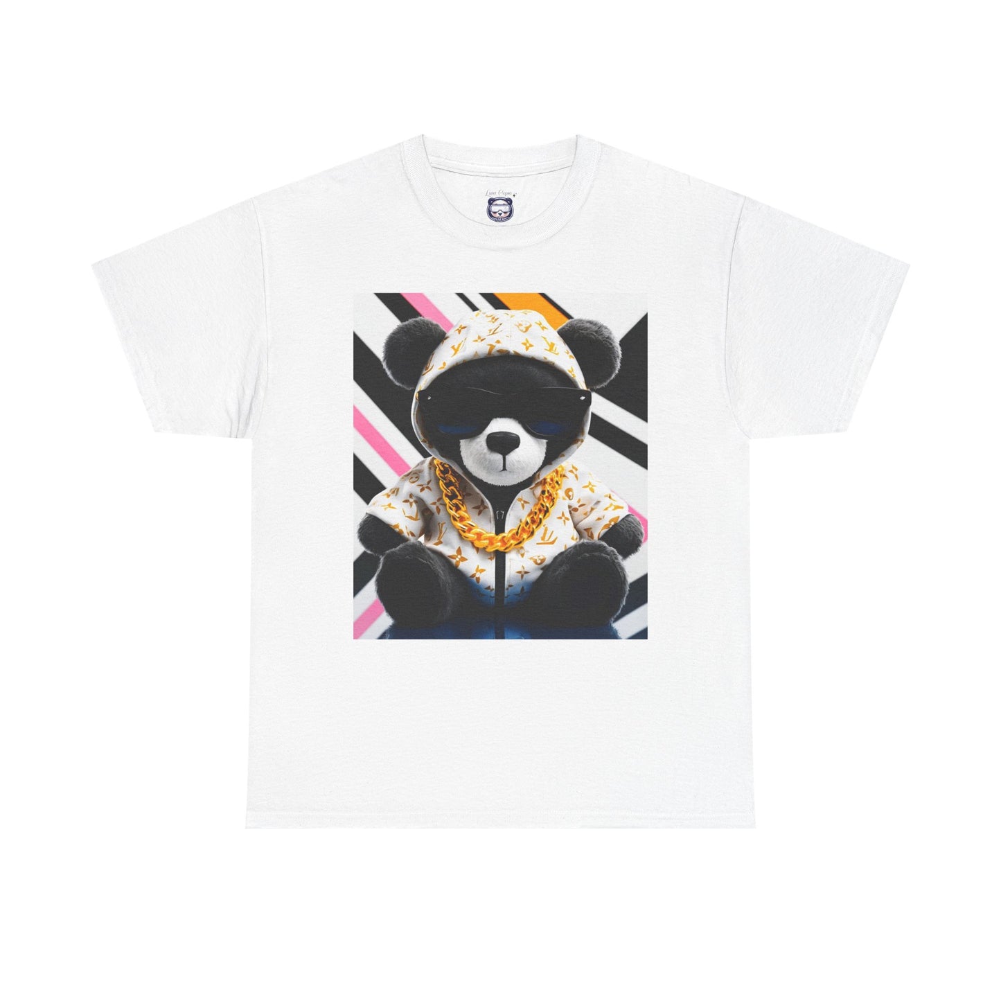 Trendy Bear Graphic Tee, Unisex Cotton T-Shirt, Streetwear Fashion, Casual Wear, Perfect Gift for Hip-Hop Lovers, Summer Vibes