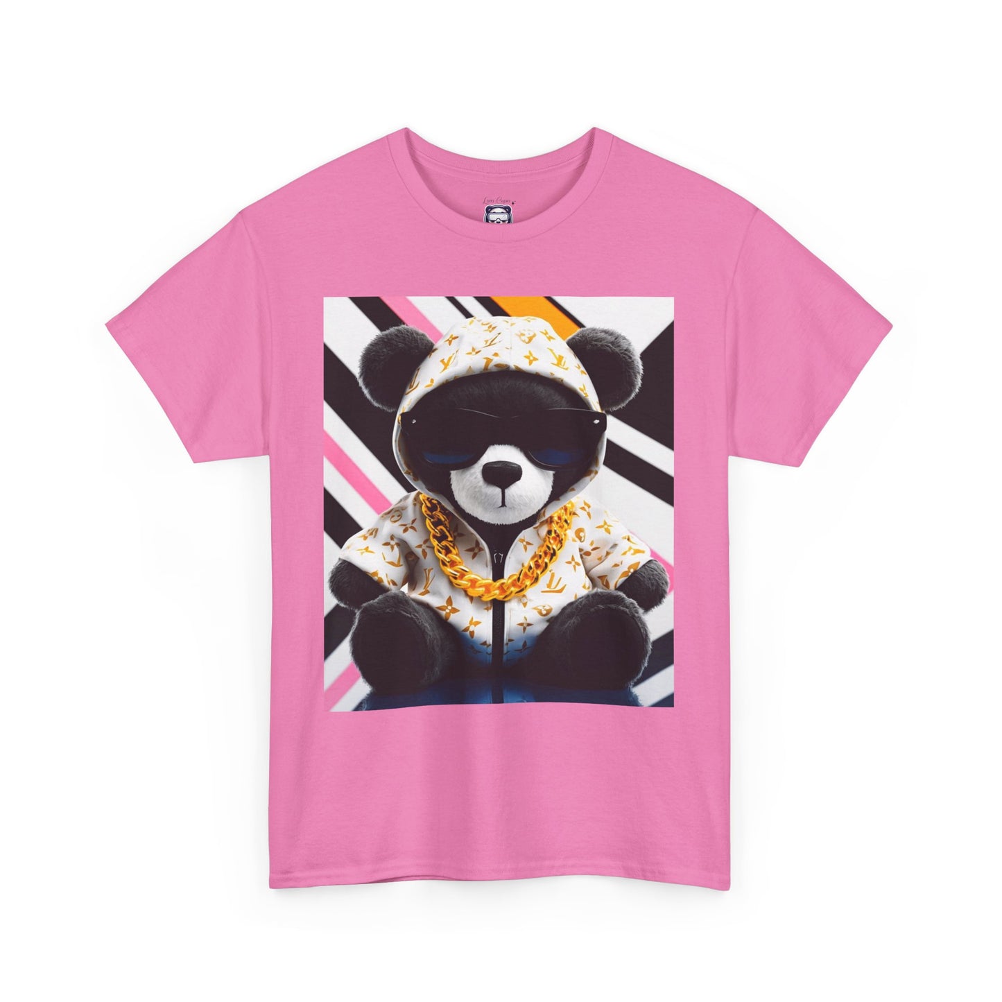 Trendy Bear Graphic Tee, Unisex Cotton T-Shirt, Streetwear Fashion, Casual Wear, Perfect Gift for Hip-Hop Lovers, Summer Vibes