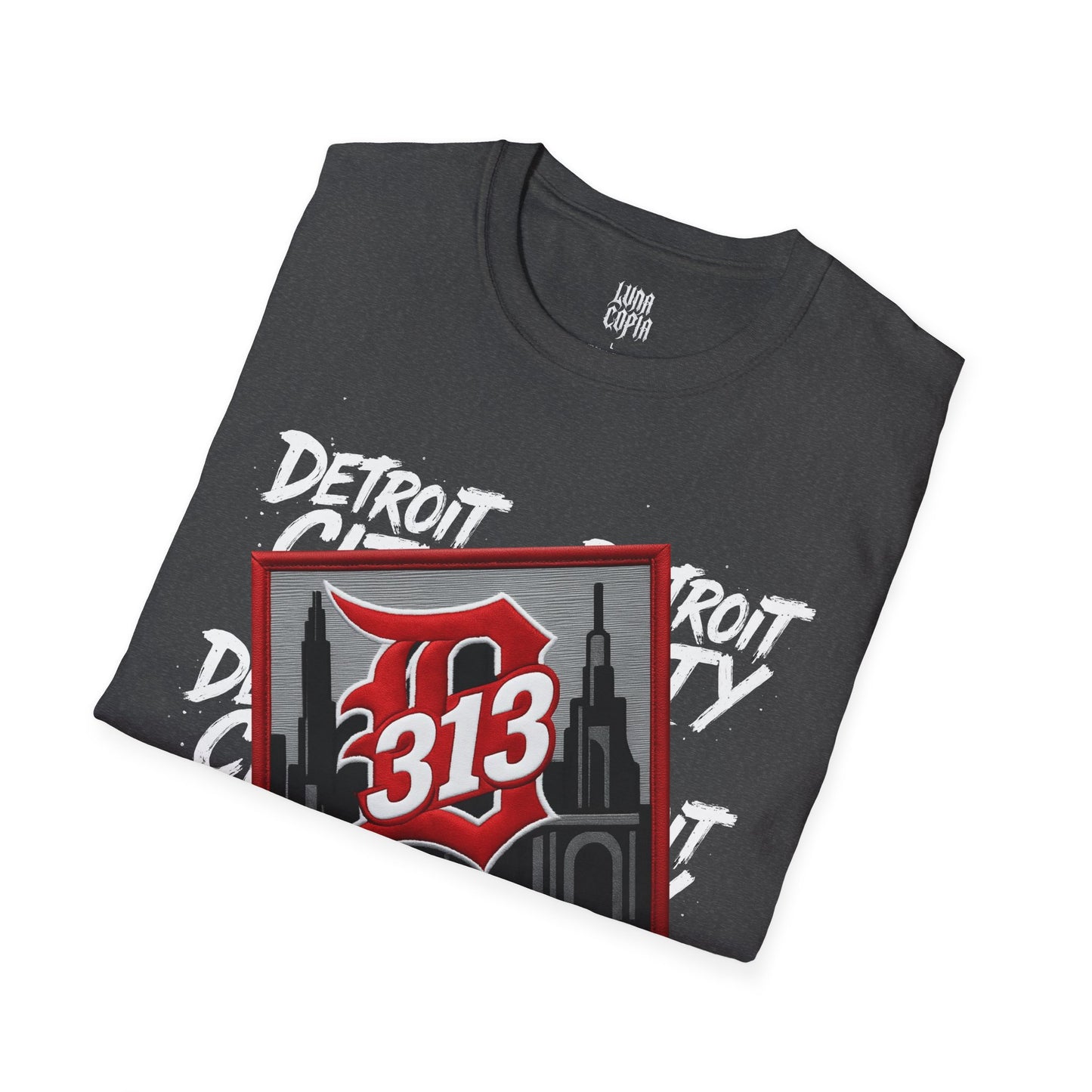 Detroit City 313 Unisex Softstyle T-Shirt