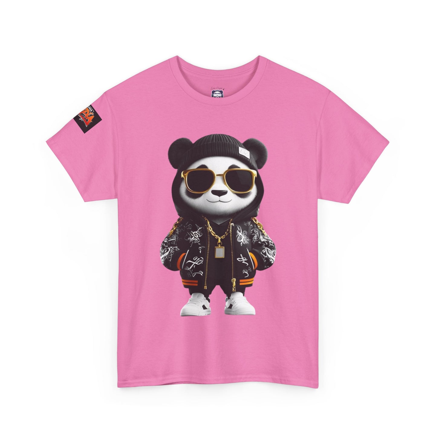 Luna Copia Panda Tee, Hustle Hard Motivation T-Shirt, Unisex Cotton Shirt, Lunar Bear Illustration, Graphic Panda Top
