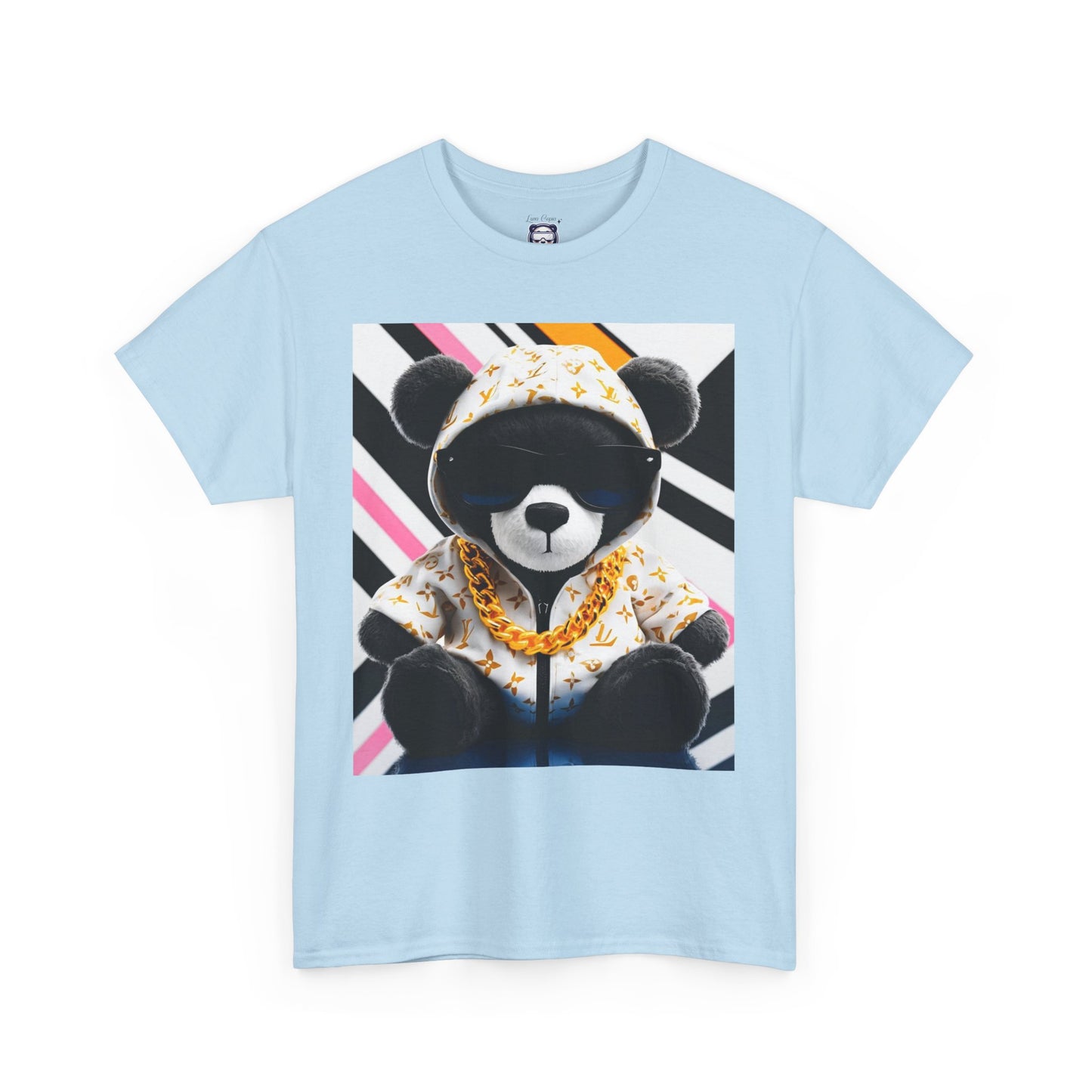 Trendy Bear Graphic Tee, Unisex Cotton T-Shirt, Streetwear Fashion, Casual Wear, Perfect Gift for Hip-Hop Lovers, Summer Vibes