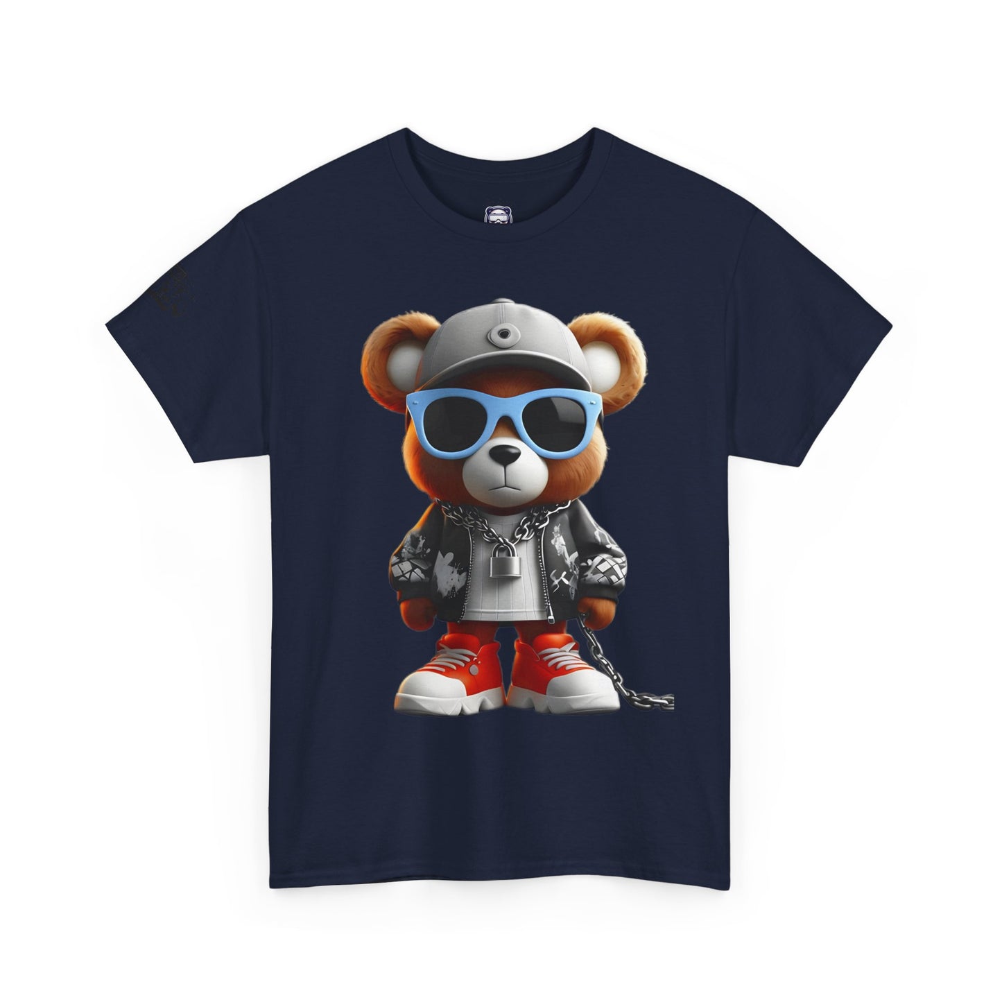 Prosper Bear Graphic Unisex Heavy Cotton Tee - Statement Streetwear