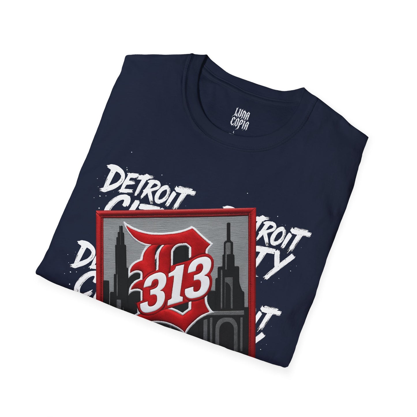 Detroit City 313 Unisex Softstyle T-Shirt