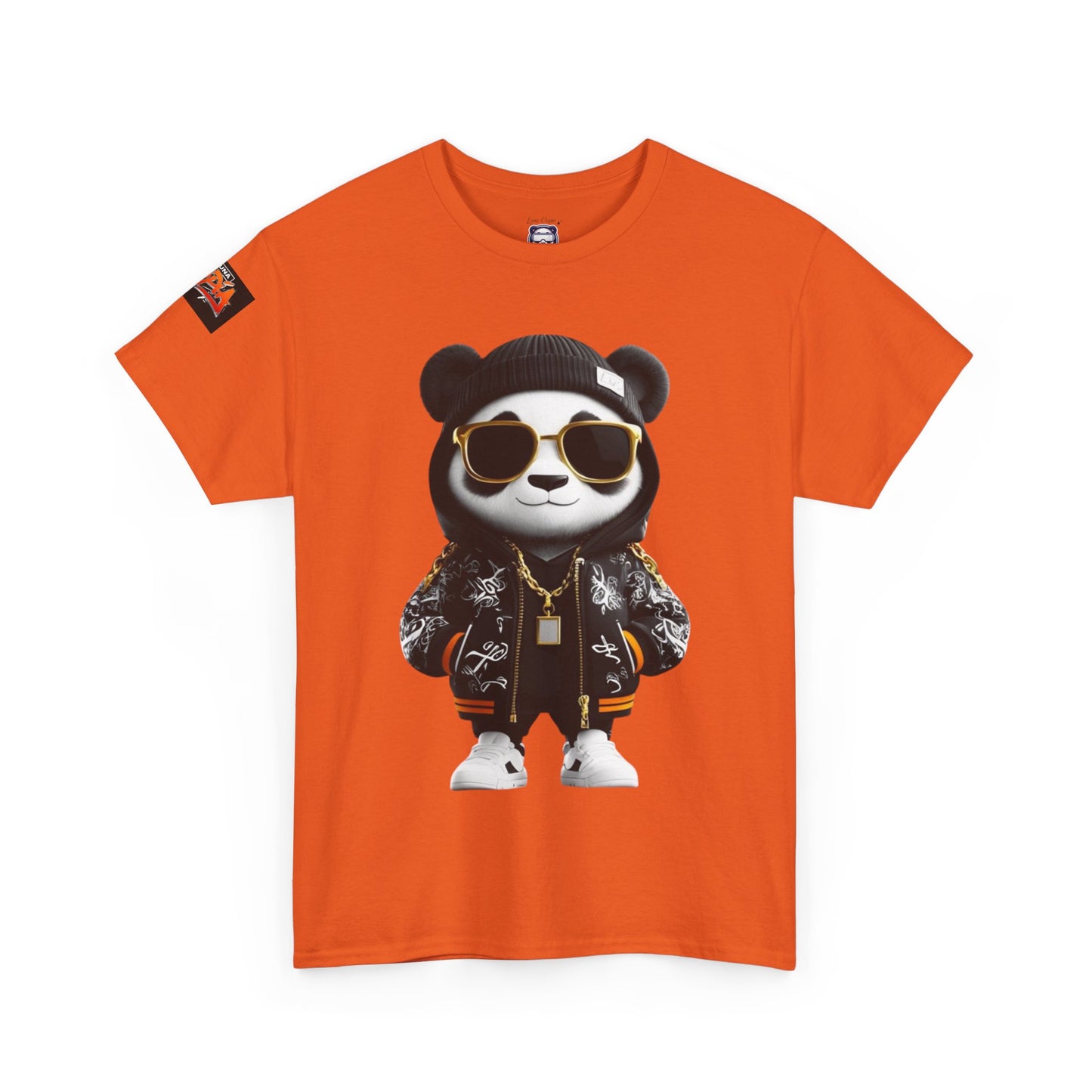Luna Copia Panda Tee, Hustle Hard Motivation T-Shirt, Unisex Cotton Shirt, Lunar Bear Illustration, Graphic Panda Top