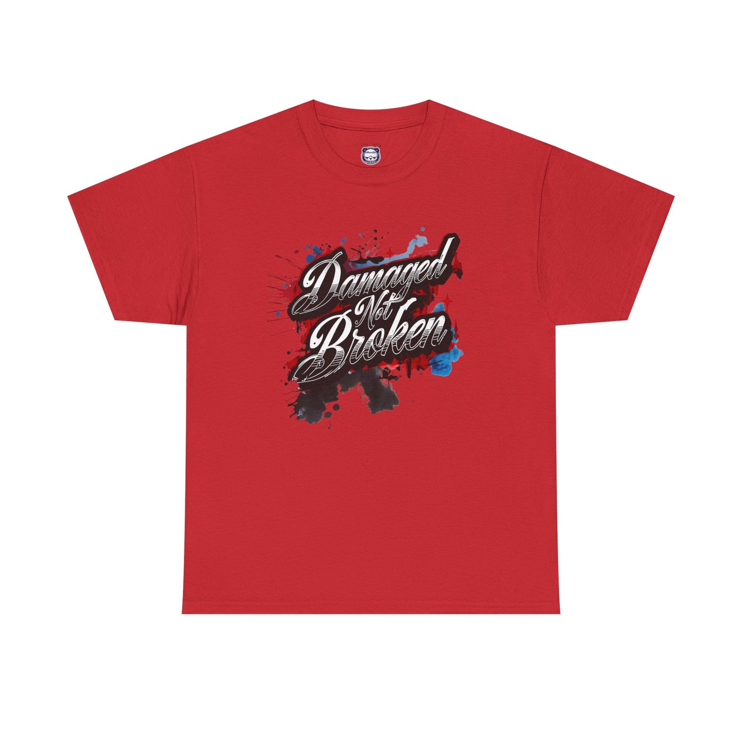 Damaged Not Broken Unisex Tee, Inspirational T-Shirt, Positive Vibes Shirt, Motivational Graphic Top, Mental Health Awareness Gift