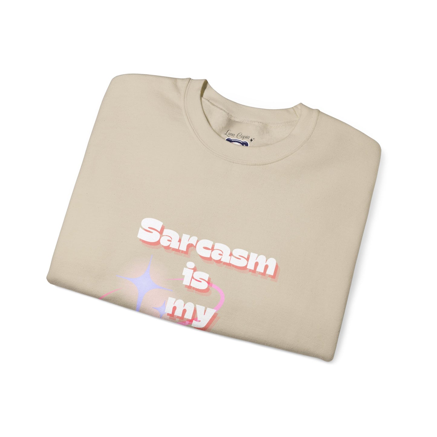 Sarcasm Is My Native Language Unisex Heavy Blend™ Crewneck Sweatshirt