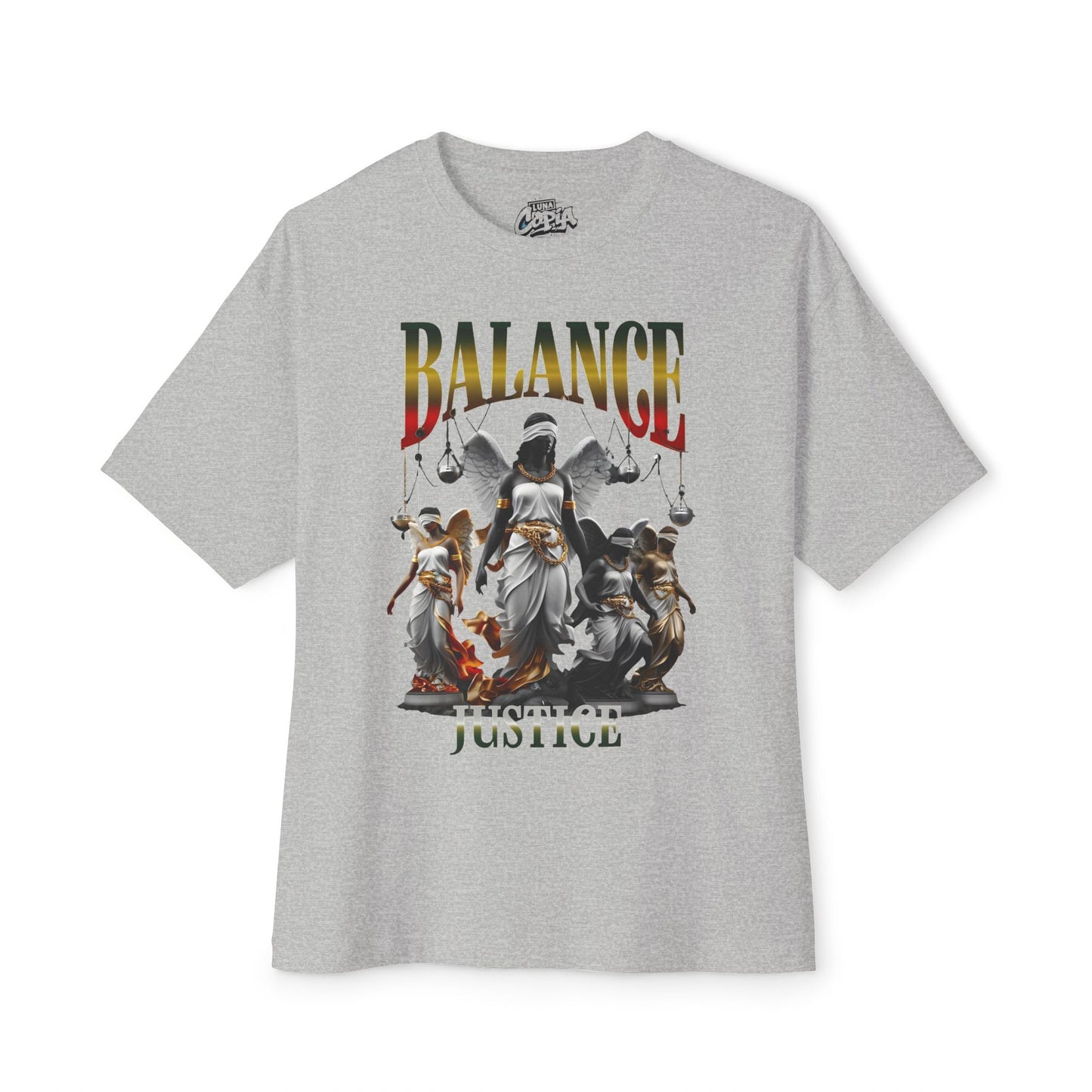 Balance and Justice Graphic Tee