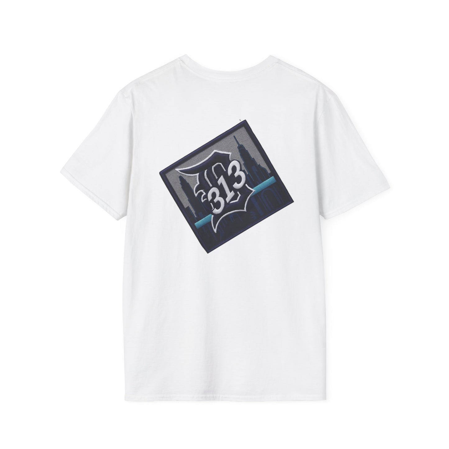 Detroit 313 Angel Unisex Softstyle Graphic Tee