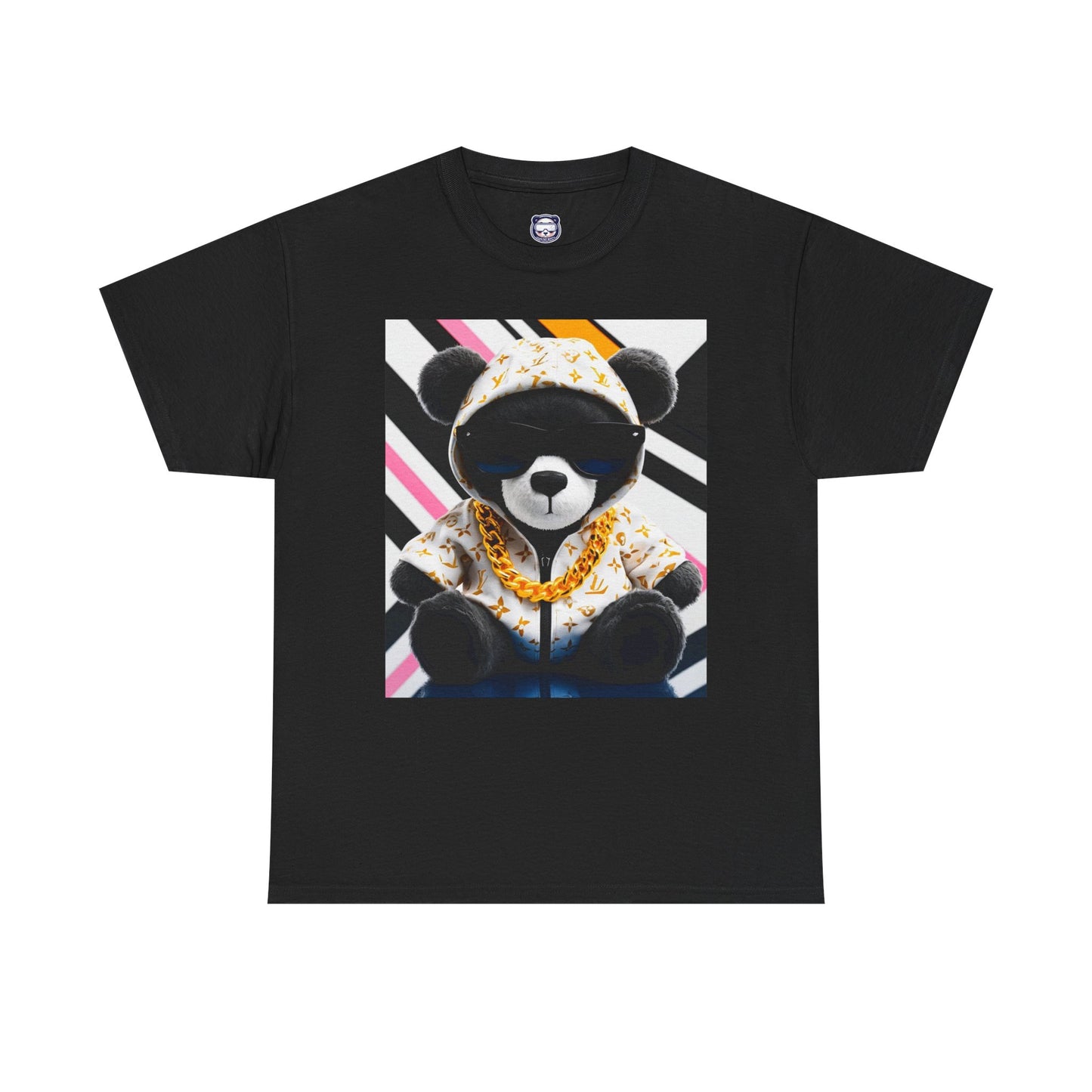 Trendy Bear Graphic Tee, Unisex Cotton T-Shirt, Streetwear Fashion, Casual Wear, Perfect Gift for Hip-Hop Lovers, Summer Vibes