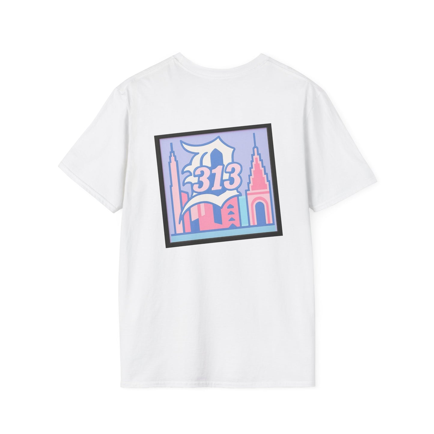 Detroit Angel Graphic T-Shirt, Vintage Detroit Tee, Soft Cotton Shirt, 313 City Pride Merch, Cute Casual Wear for All Occasions