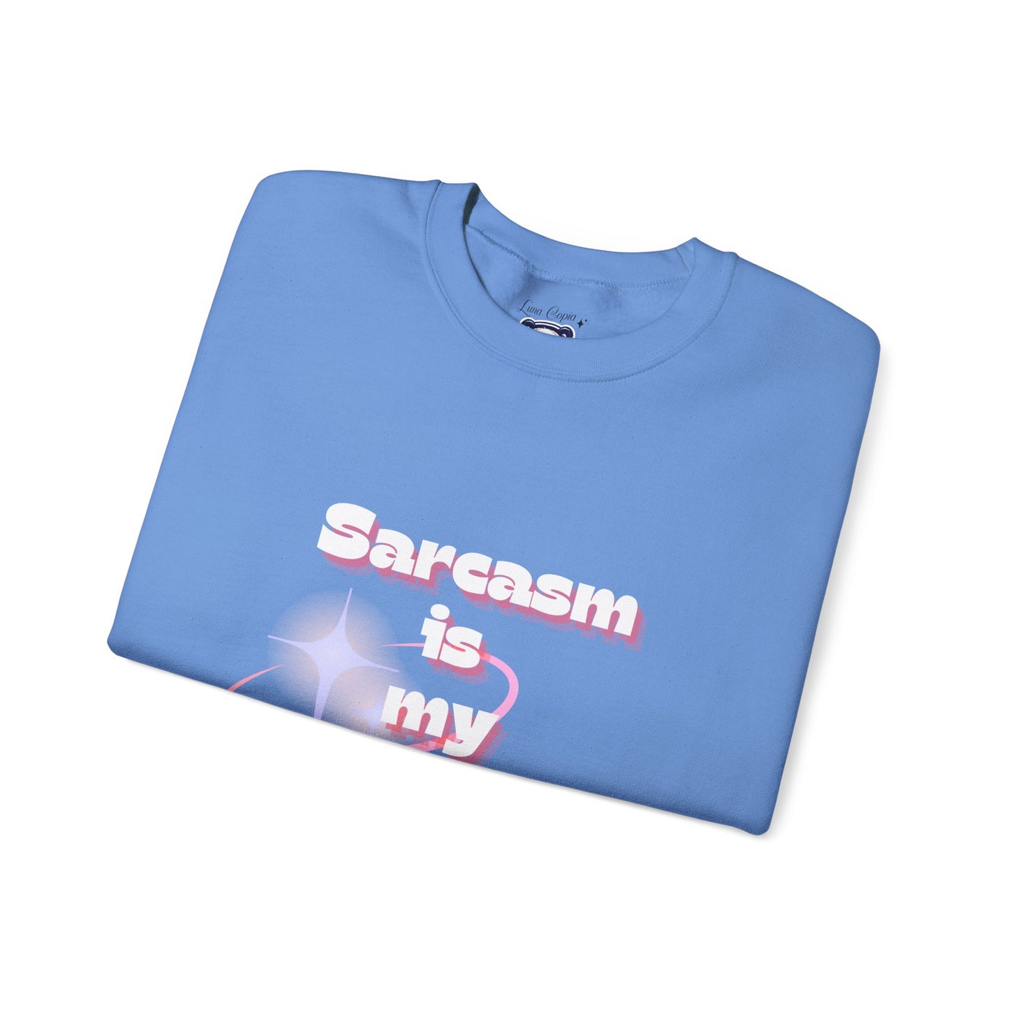 Sarcasm Is My Native Language Unisex Heavy Blend™ Crewneck Sweatshirt