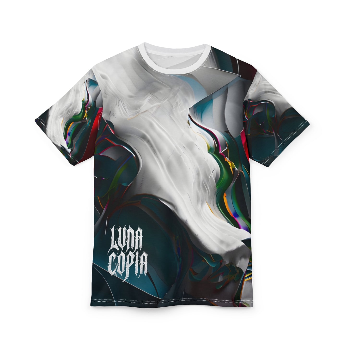 Til Death Unisex Cut & Sew Tee - Abstract Design for Casual Wear